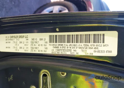 2014 Ram 1500 Tradesman from USA, damaged, VIN 1C6RR7ST2ES163765